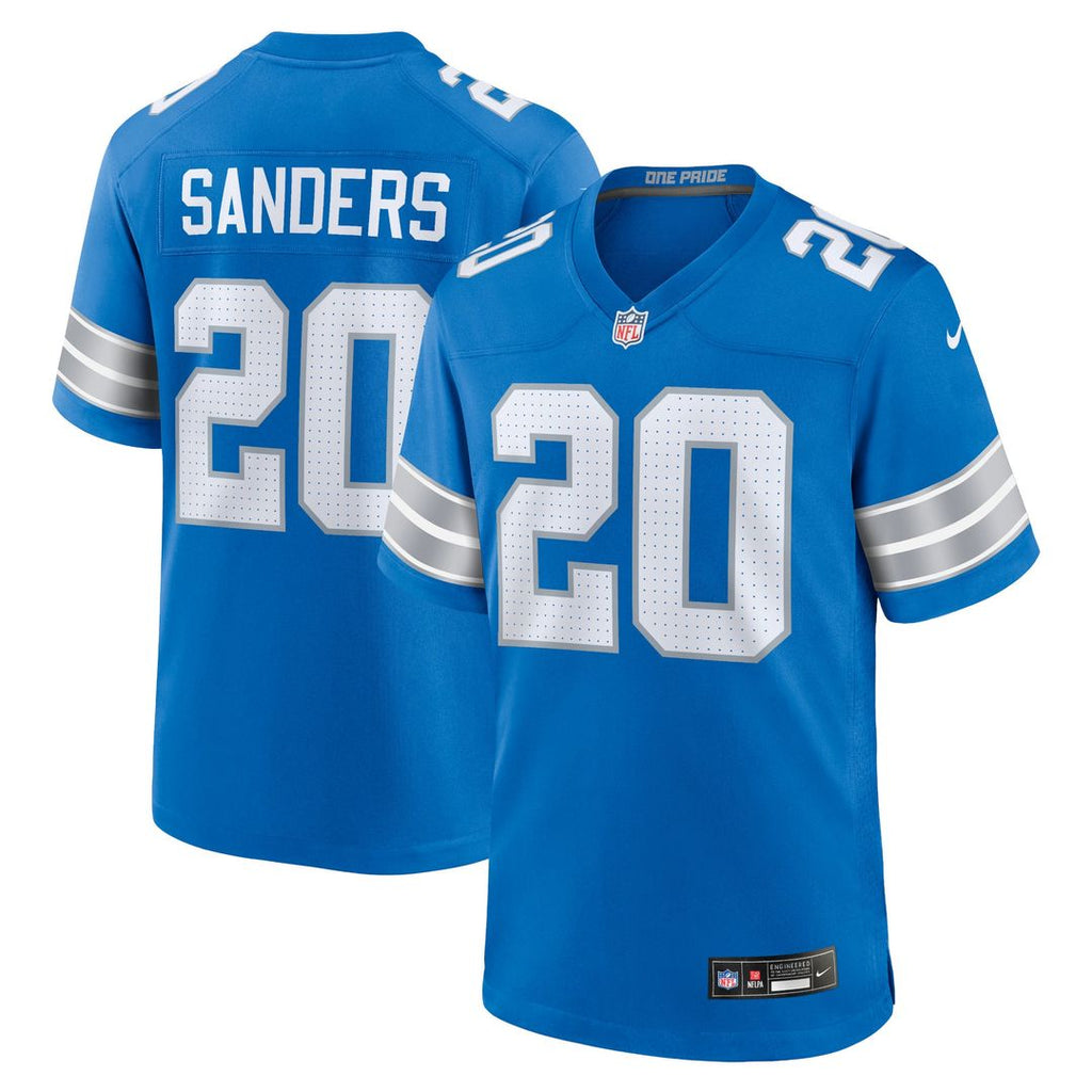 Detroit Lions Barry Sanders Nike 2nd Alternate Retired Player Game Jersey - Black