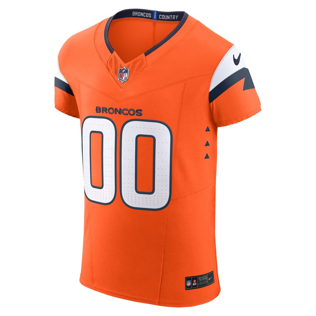 Denver Broncos Nike Team Vapor F.U.S.E. Elite Custom Jersey - Orange