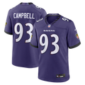 Baltimore Ravens Calais Campbell Nike Team Game Jersey - Purple