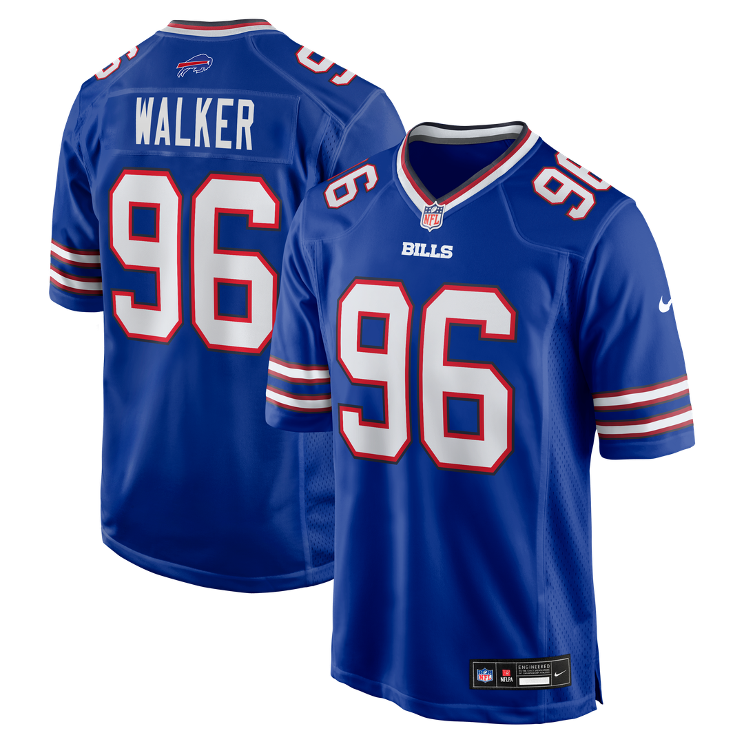 Buffalo Bills Deone Walker Nike Team Game Jersey - Royal