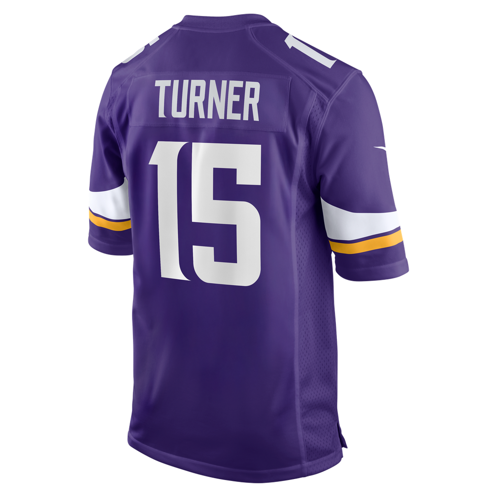 Minnesota Vikings Dallas Turner Nike Game Jersey - Purple