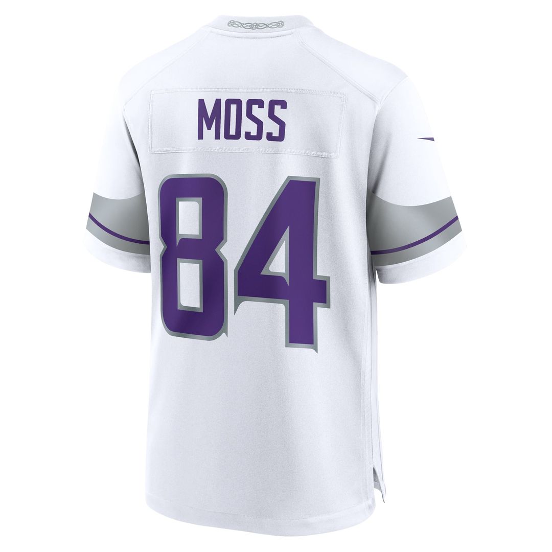 Minnesota Vikings Randy Moss Nike Alternate Retired Player Game Jersey - White