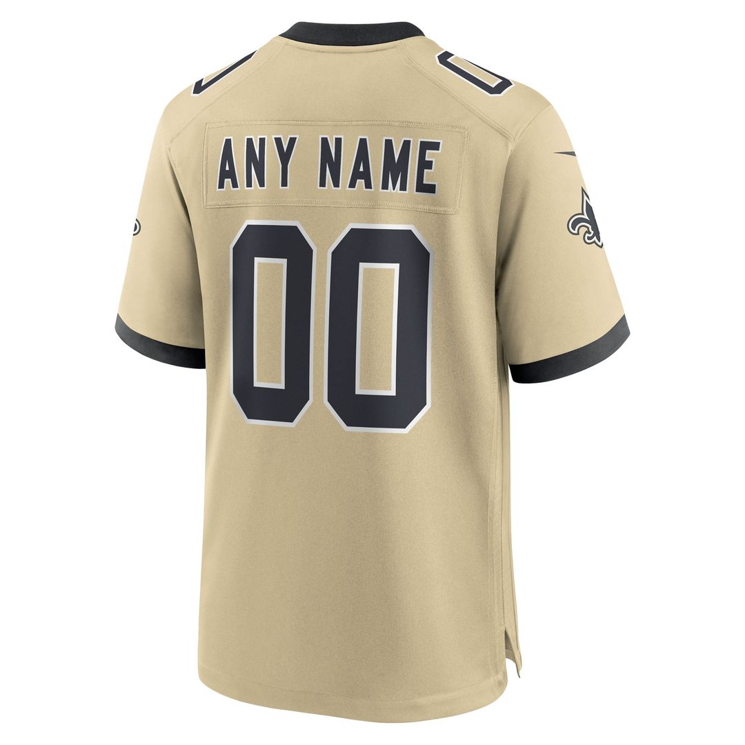New Orleans Saints Nike Alternate Custom Game Jersey - White