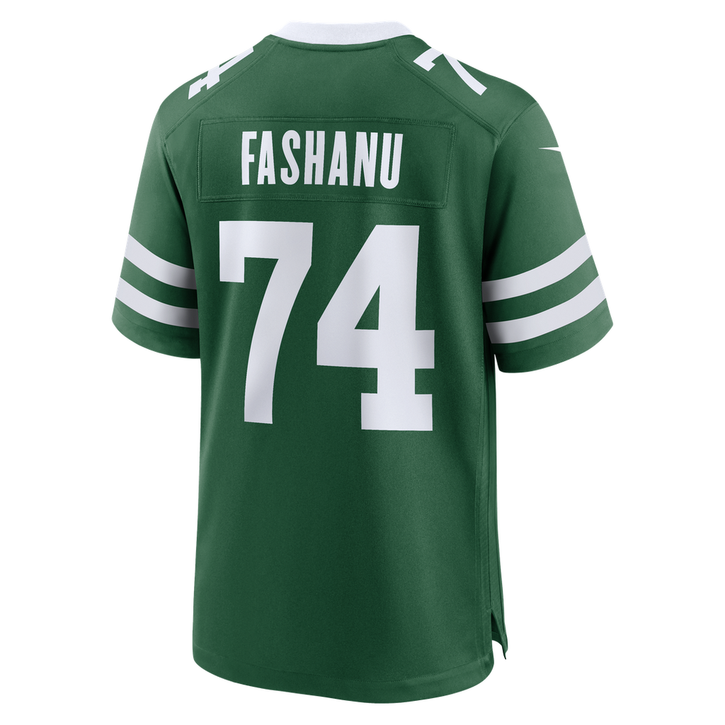 New York Jets Olu Fashanu Nike Player Game Jersey - Gotham Green