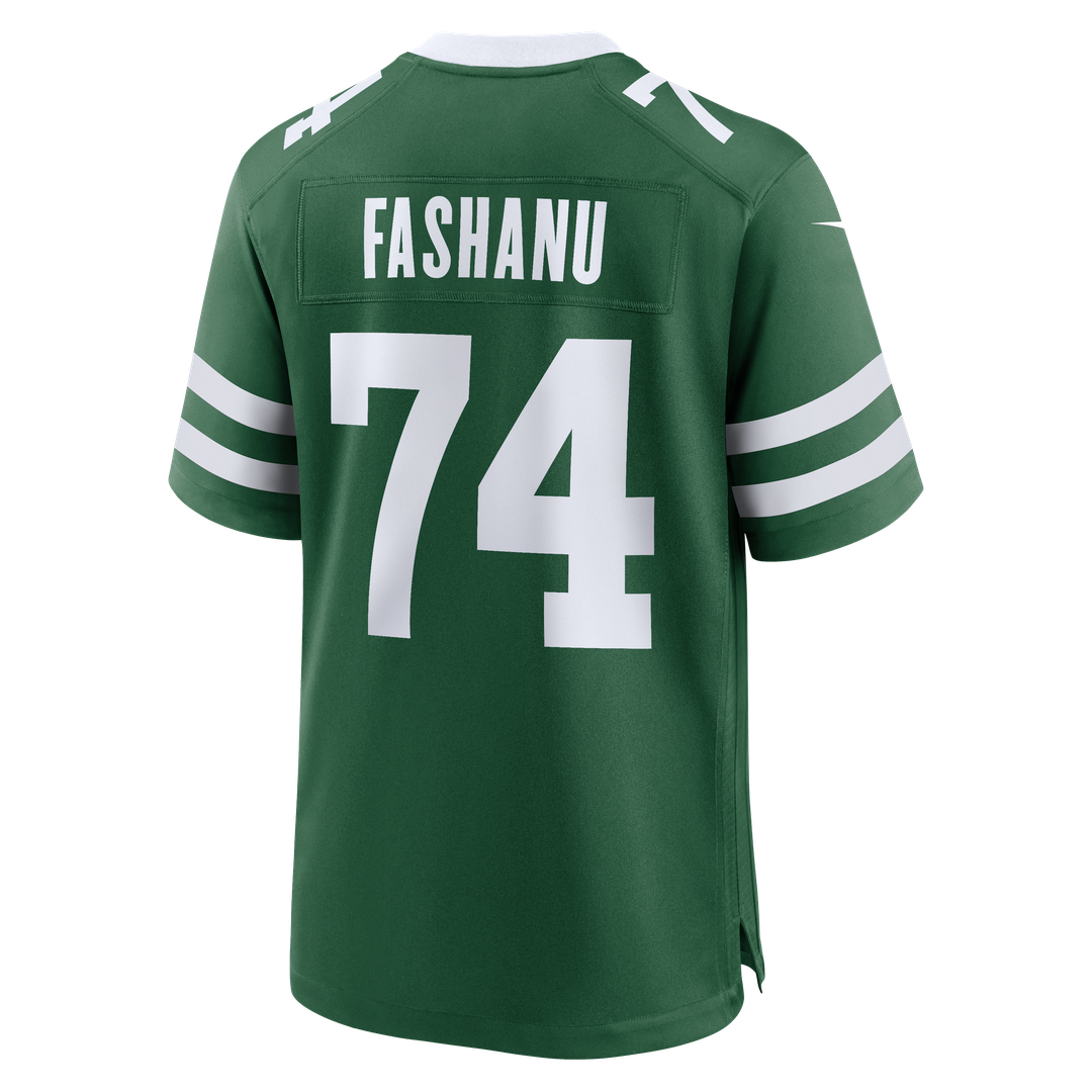 New York Jets Olu Fashanu Nike Player Game Jersey - Gotham Green