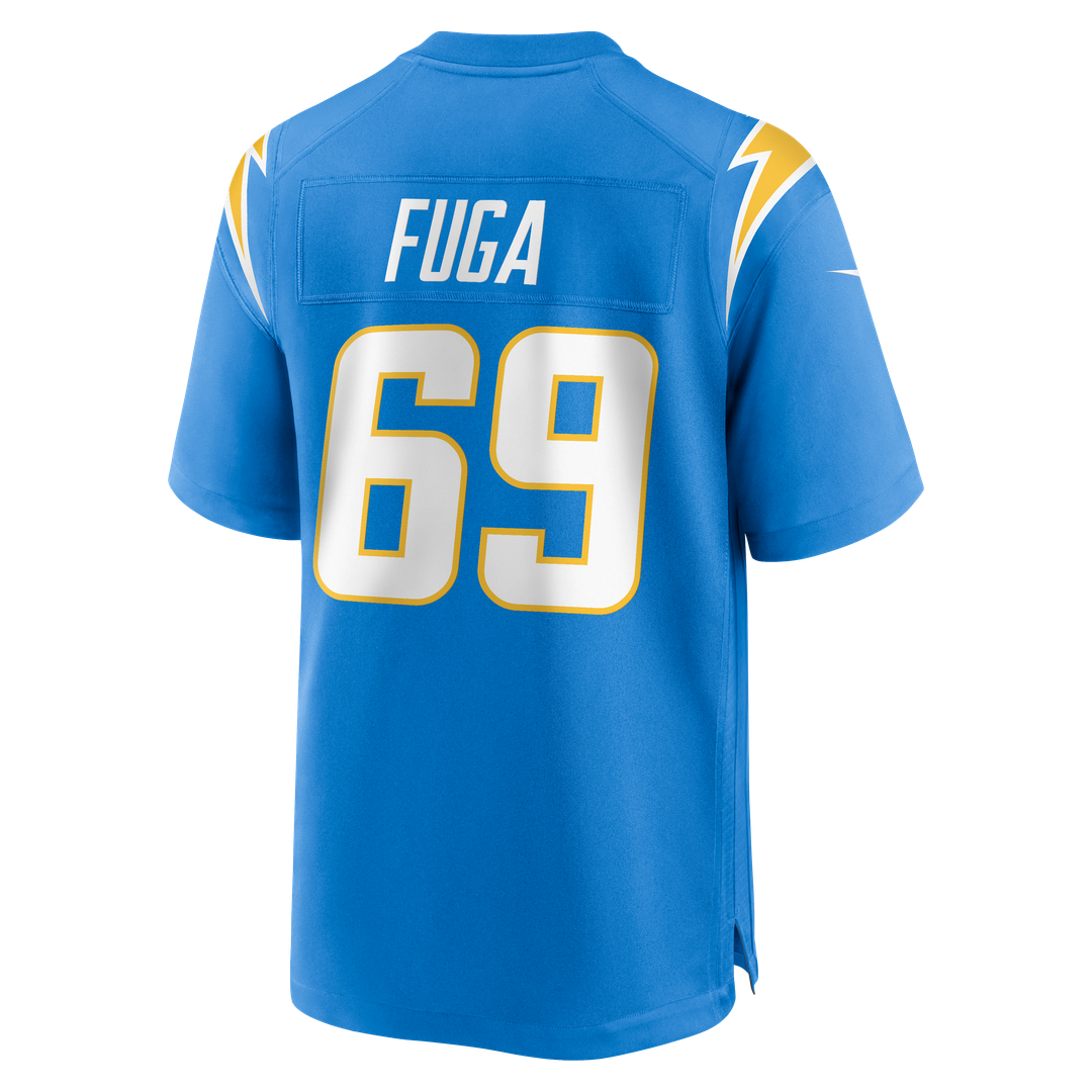 Los Angeles Chargers Josh Fuga Nike Team Game Jersey - Powder Blue