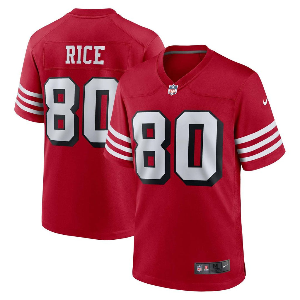 San Francisco 49ers Jerry Rice Nike Retired Player Alternate Game Jersey - Scarlet