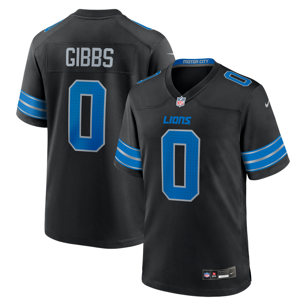 Detroit Lions Jahmyr Gibbs Nike Game Player Jersey - White
