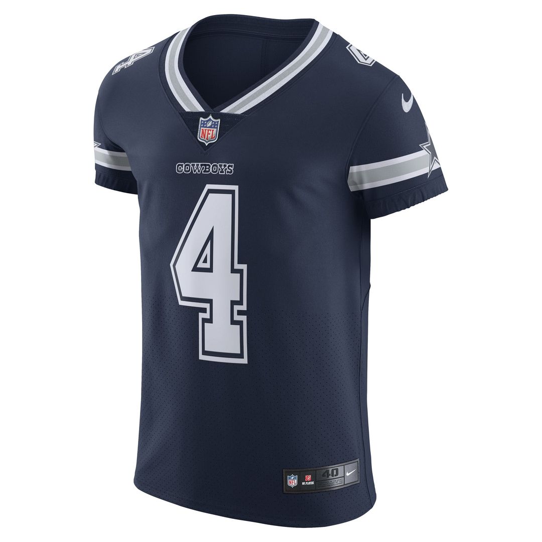 Dallas Cowboys Dak Prescott Nike Vapor Elite Player Team Jersey - Navy