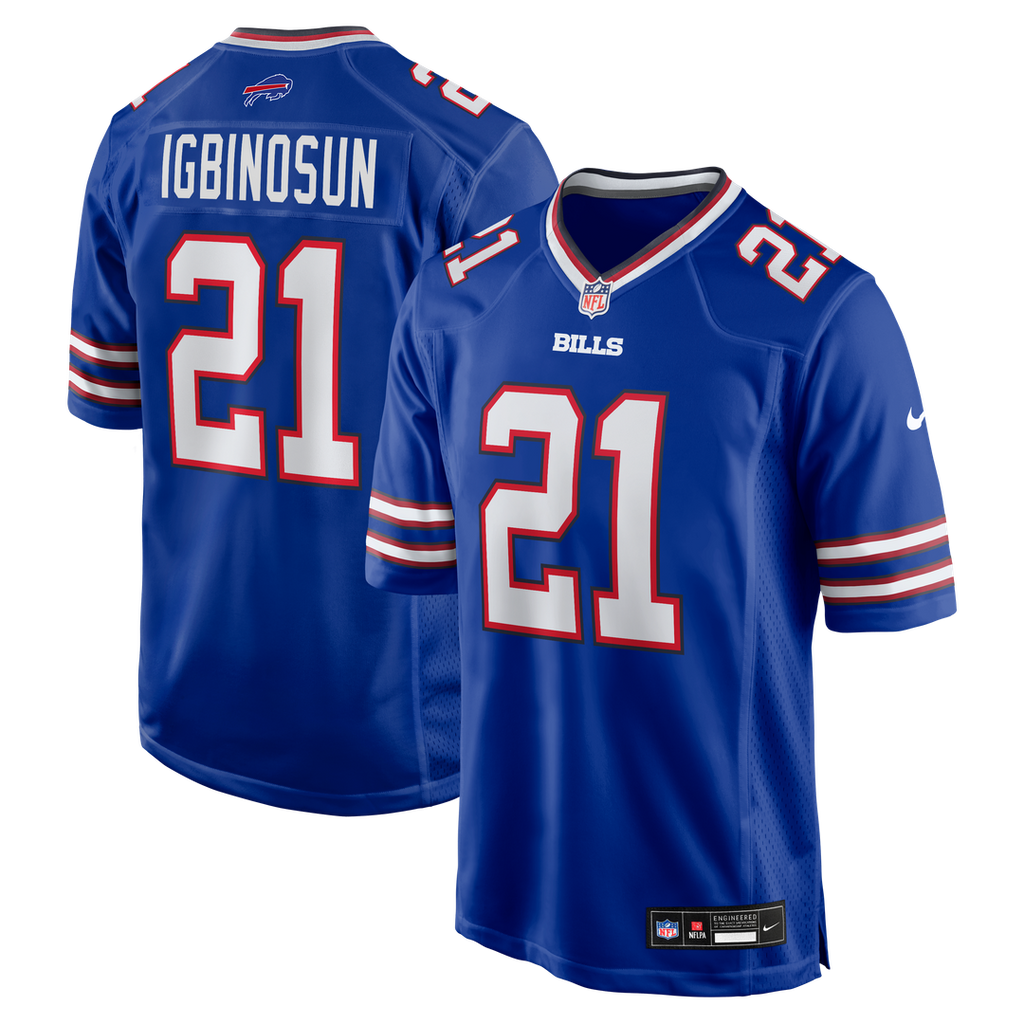 Buffalo Bills Davison Igbinosun Nike Team Game Jersey - Royal