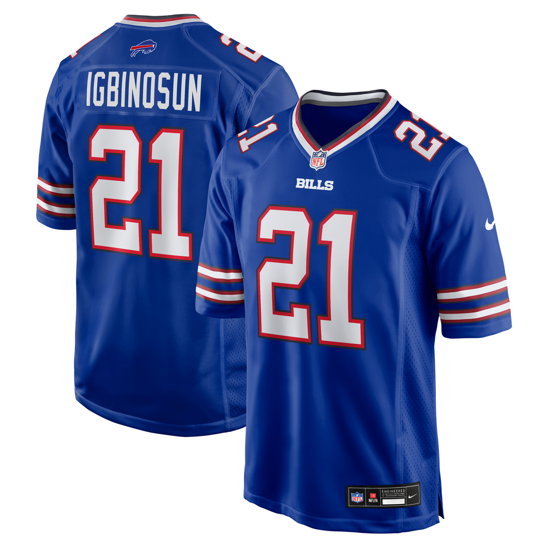 Buffalo Bills Davison Igbinosun Nike Team Game Jersey - Royal