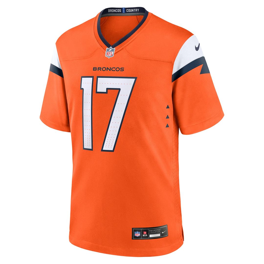 Denver Broncos Lil'Jordan Humphrey Nike Team Game Jersey - Orange