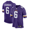 Minnesota Vikings Brian Asamoah II Nike Game Jersey - Purple