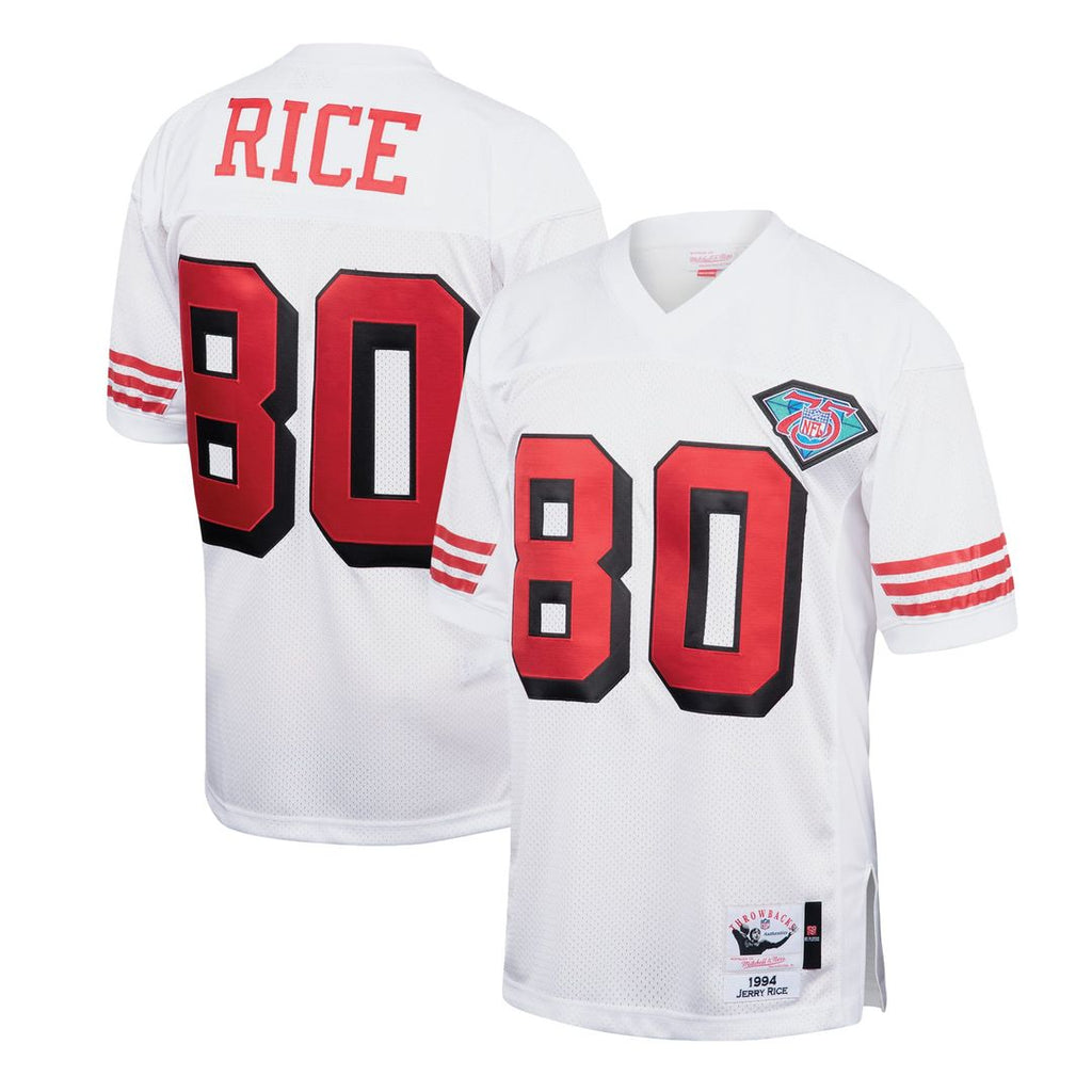 San Francisco 49ers 1994 Jerry Rice Mitchell & Ness Authentic Throwback Retired Player Jersey - Scarlet
