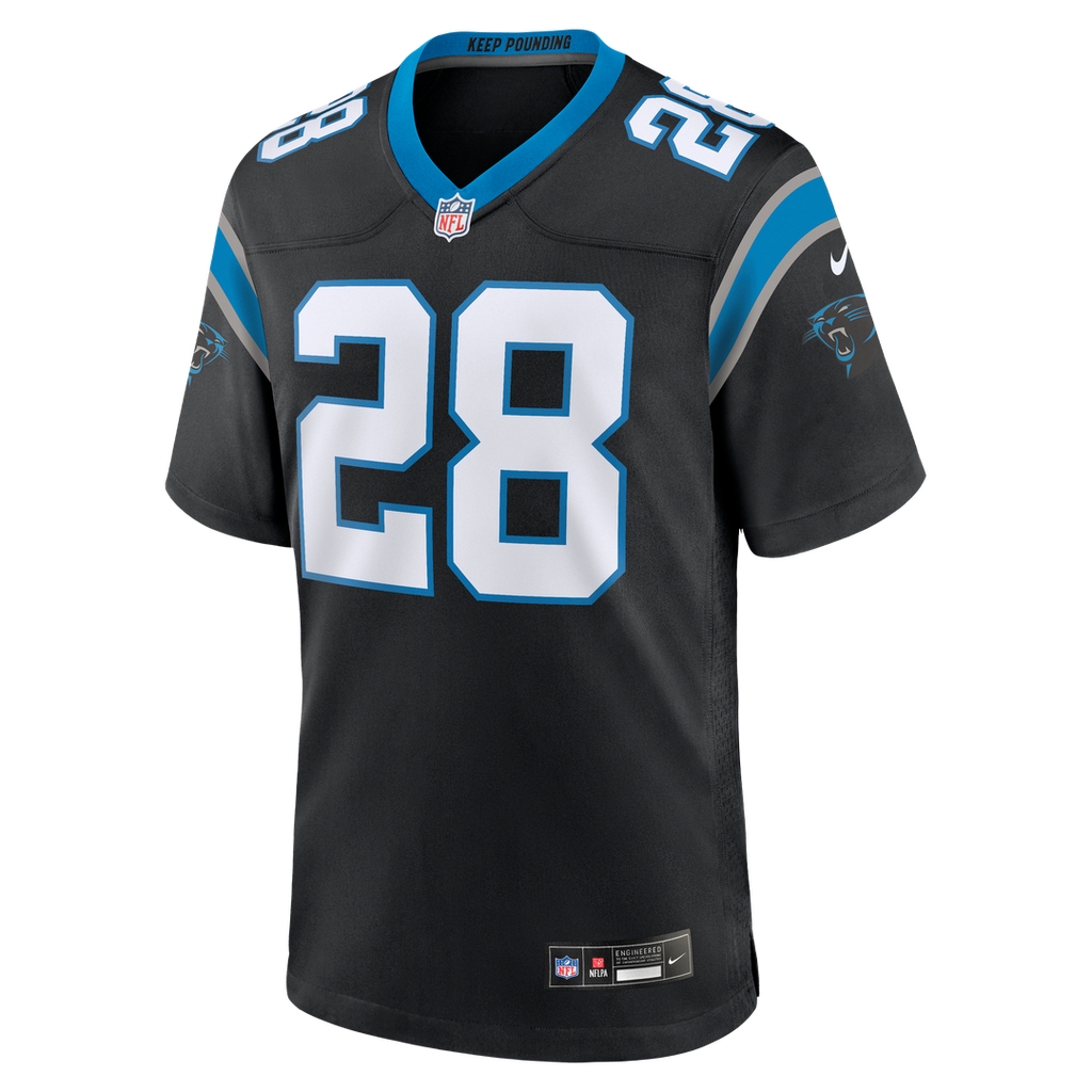 Carolina Panthers AJ Dillon Nike Team Game Jersey - Black