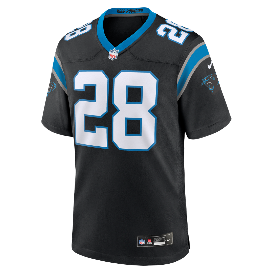 Carolina Panthers AJ Dillon Nike Team Game Jersey - Black