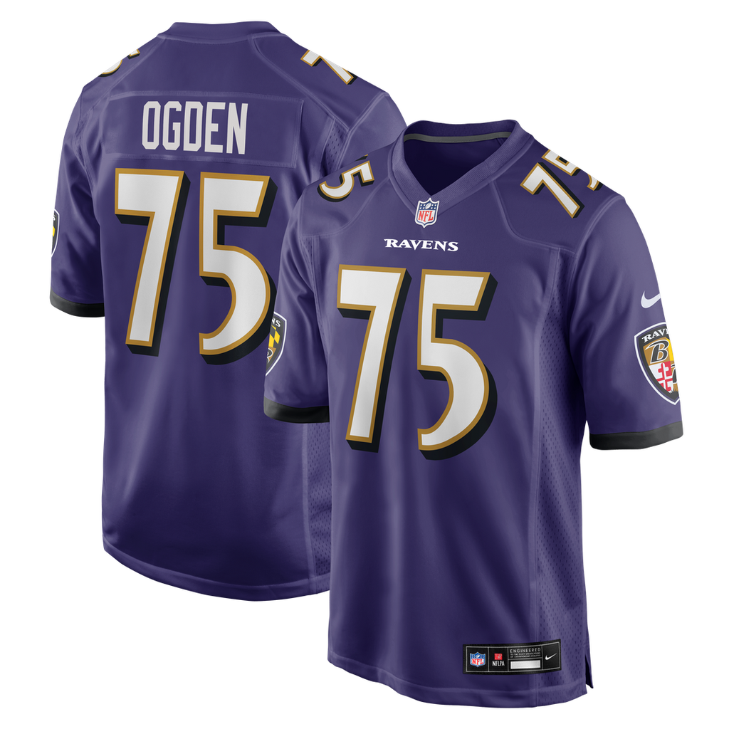 Baltimore Ravens Jonathan Ogden Nike Game Retired Player Jersey - Purple