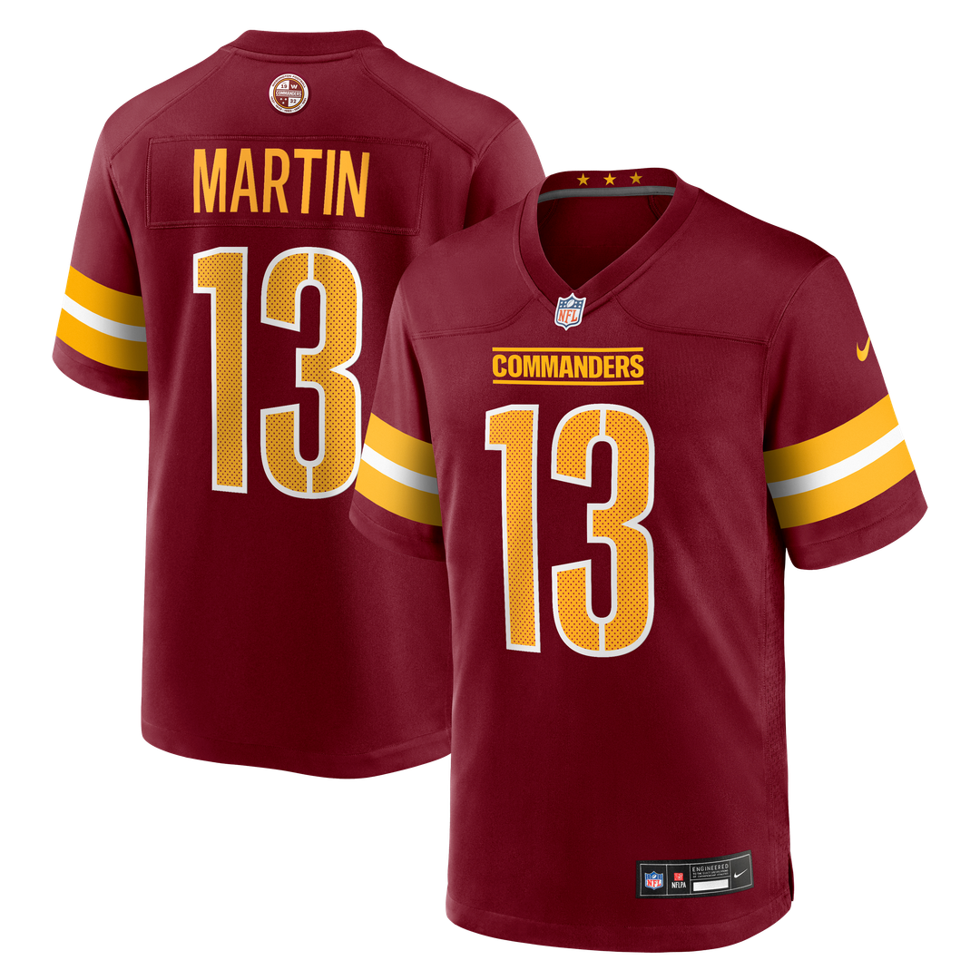 Washington Commanders Tay Martin Nike Team Game Jersey - Burgundy