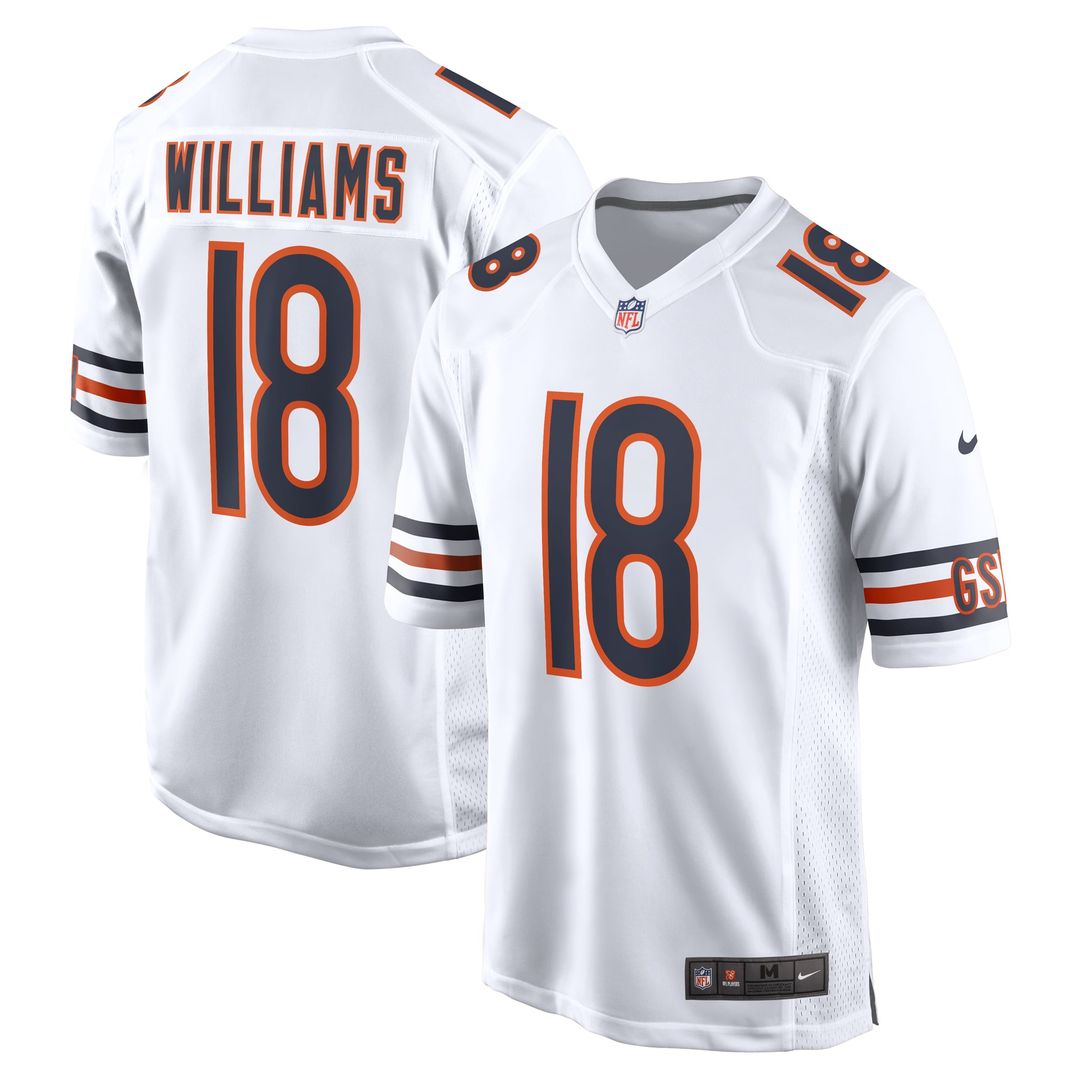 Chicago Bears Caleb Williams Nike Alternate Player Game Jersey - Orange