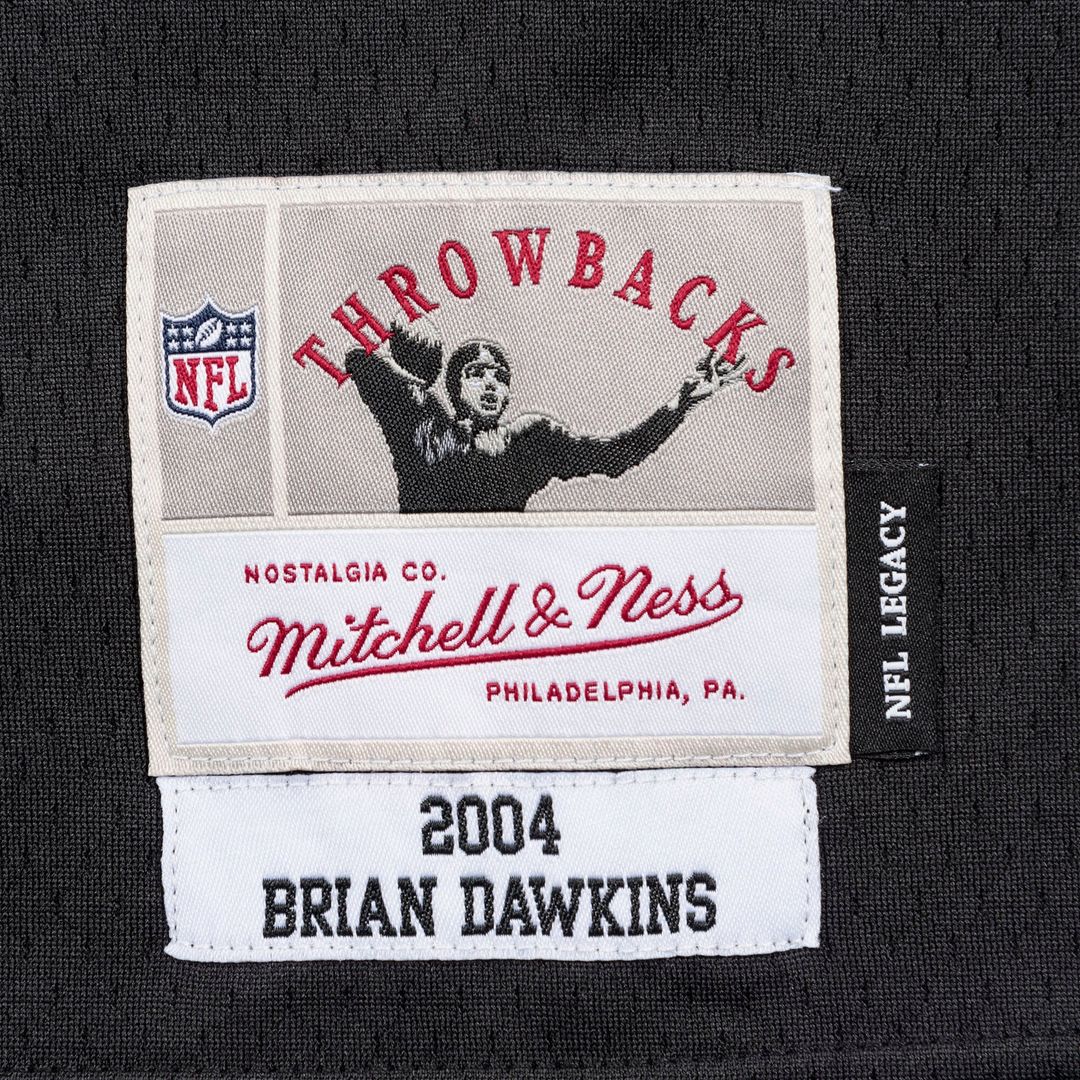Philadelphia Eagles Brian Dawkins Mitchell & Ness Legacy Replica Jersey - Black