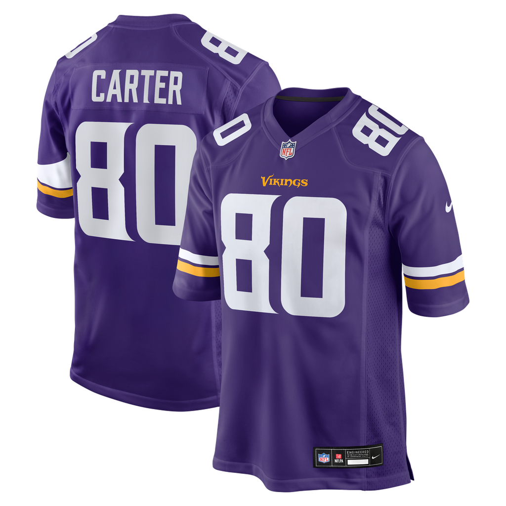 Minnesota Vikings Cris Carter Nike Game Retired Player Jersey - Purple