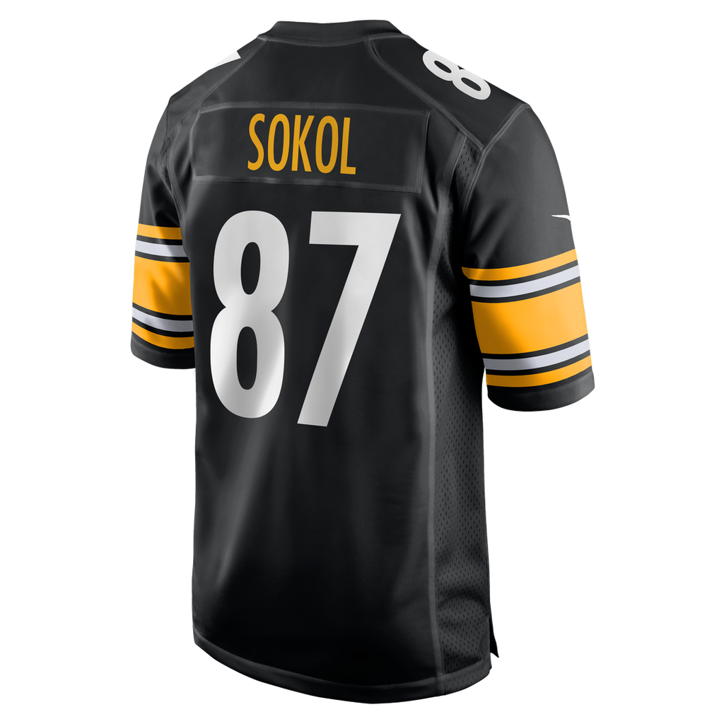 Pittsburgh Steelers Matt Sokol Nike Team Game Jersey - Black