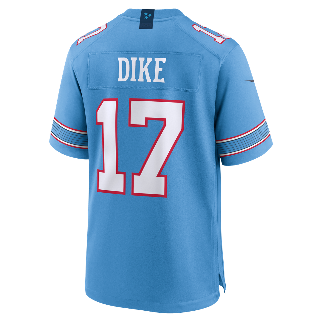 Tennessee Titans Chimere Dike Nike Team Game Jersey - Light Blue