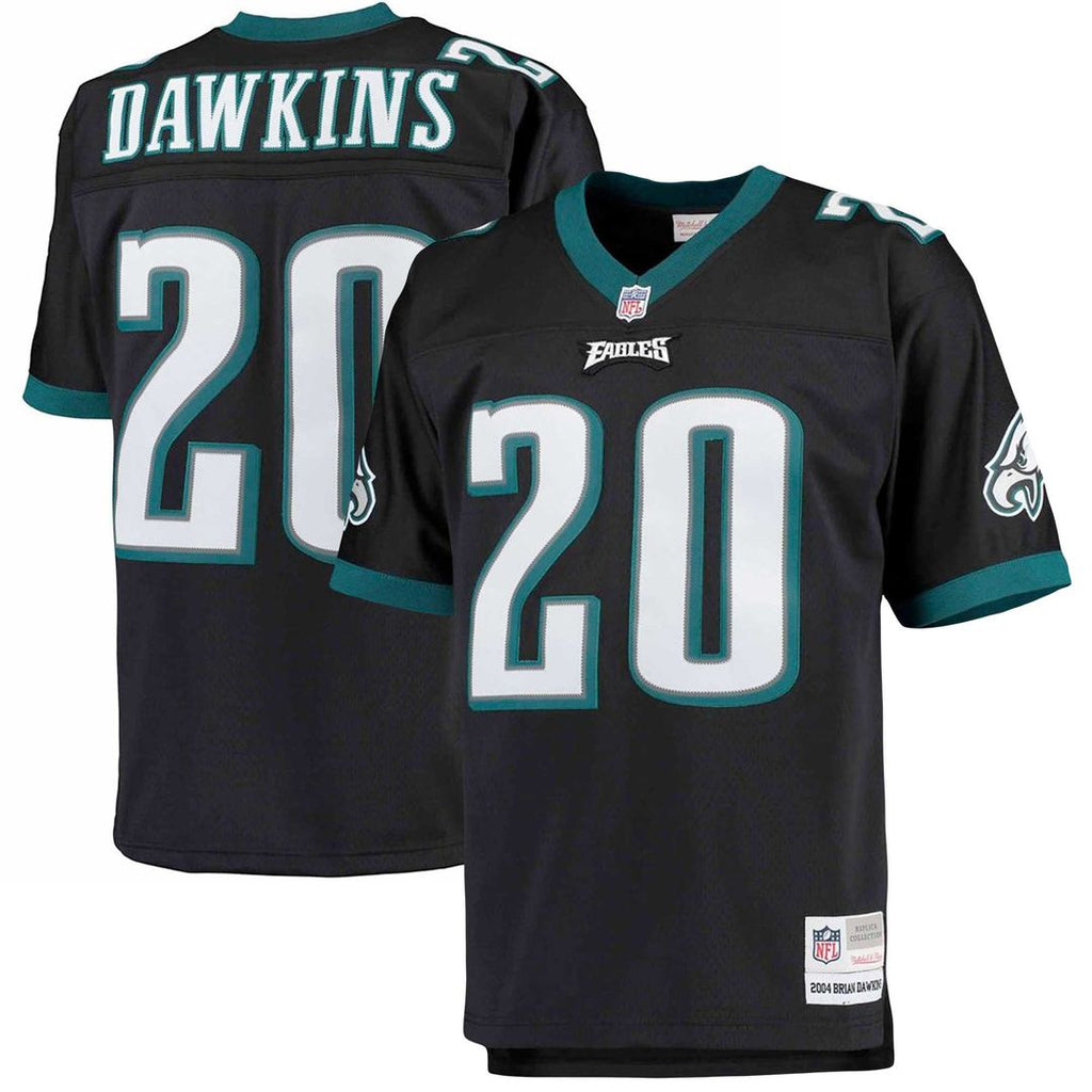 Philadelphia Eagles Brian Dawkins Mitchell & Ness Big & Tall 2004 Retired Player Replica Jersey - Black