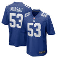 New York Giants Darius Muasau Nike Team Game Jersey - Royal