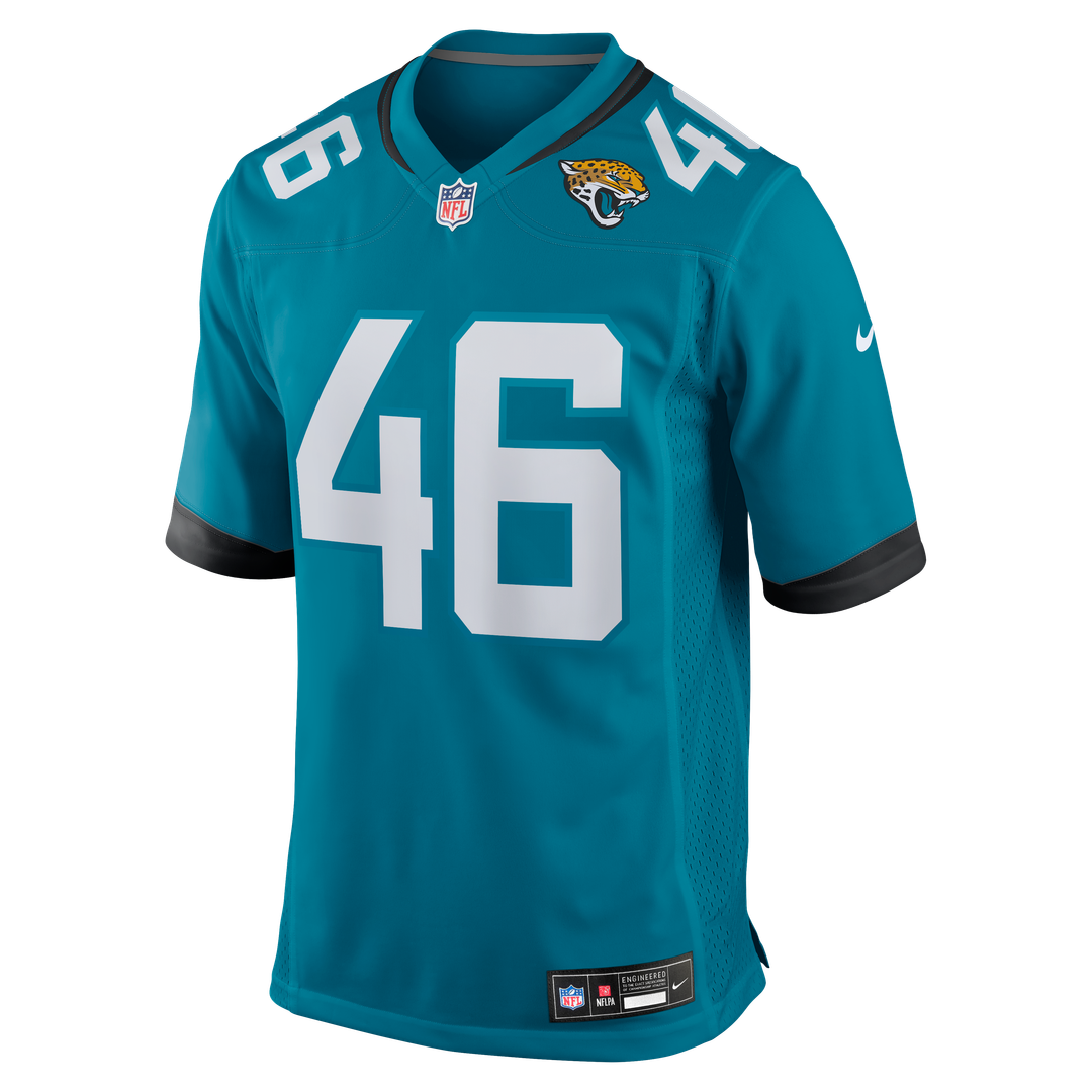 Jacksonville Jaguars Ross Matiscik Nike Game Jersey - Teal
