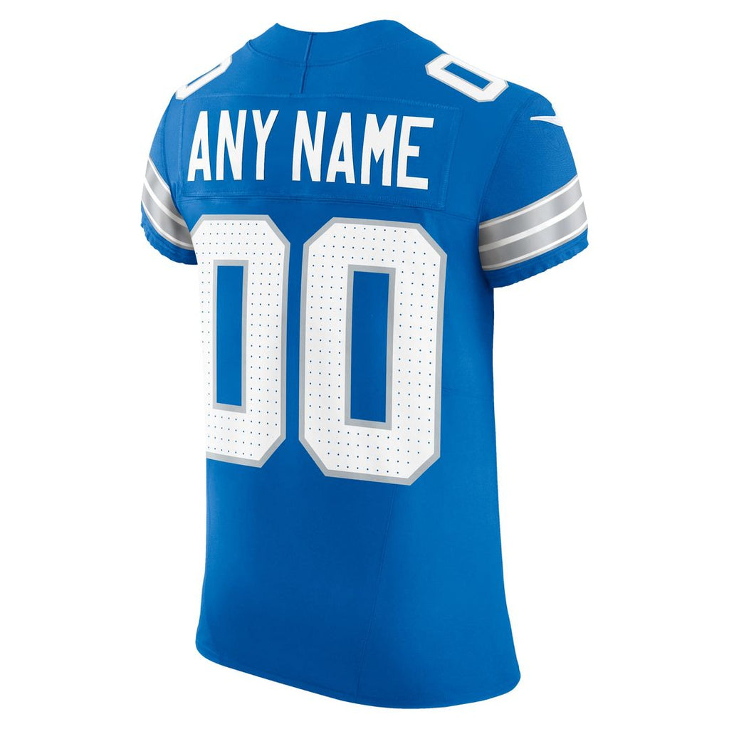 Detroit Lions Nike Team Vapor F.U.S.E. Elite Custom Jersey - Blue