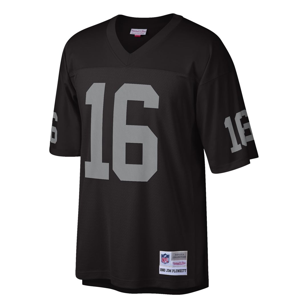 Oakland Raiders Jim Plunkett Mitchell & Ness 1980 Legacy Replica Jersey - Black