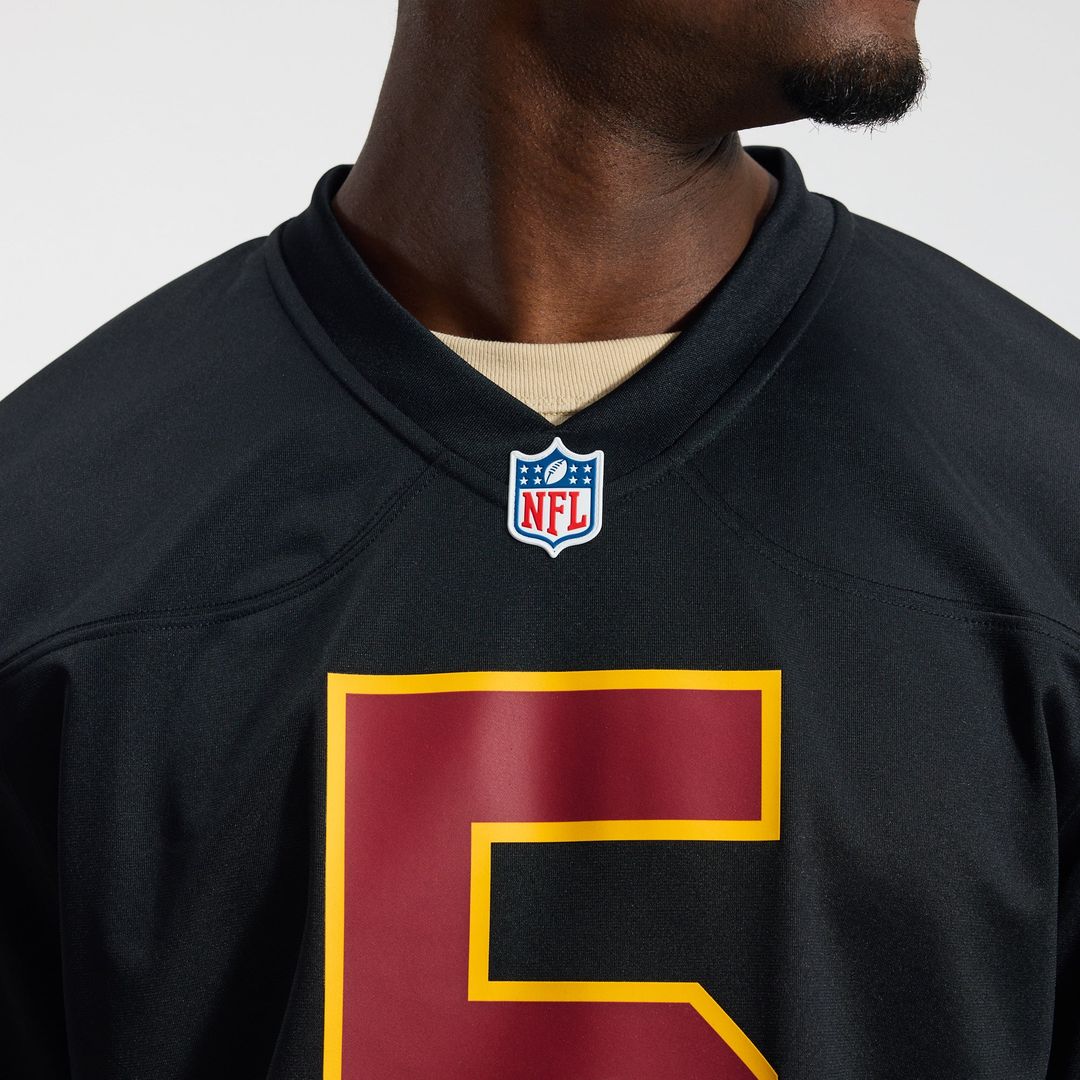 Hail Raiser Washington Commanders Jayden Daniels Nike Alternate Game Jersey - Black