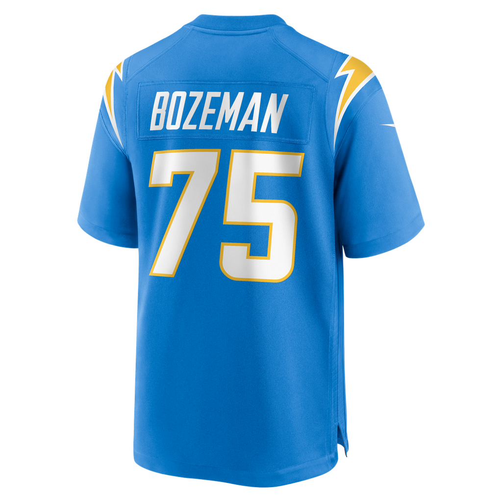 Los Angeles Chargers Bradley Bozeman Nike Game Jersey - Powder Blue