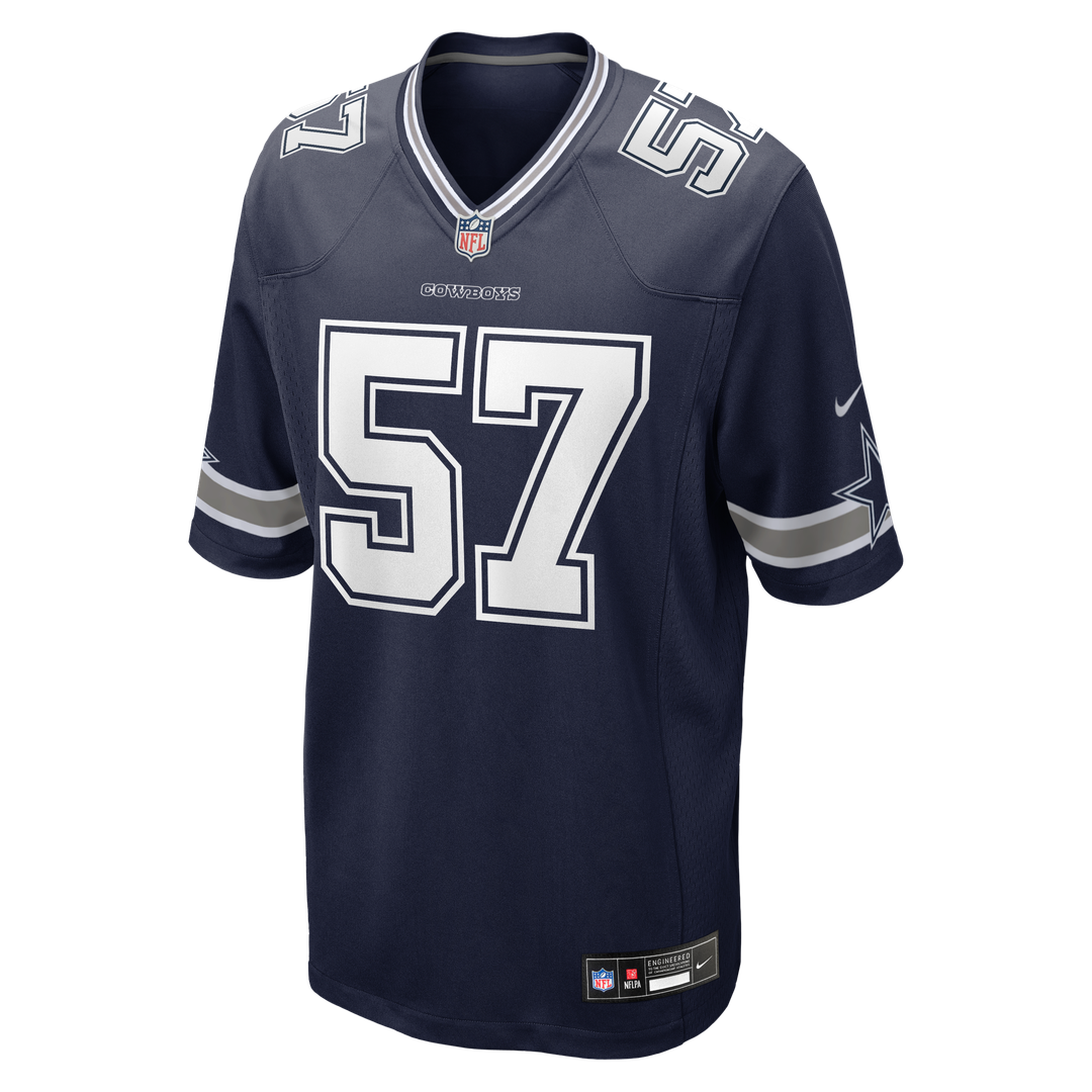 Dallas Cowboys Malachi Lawrence Nike Team Game Jersey - Navy
