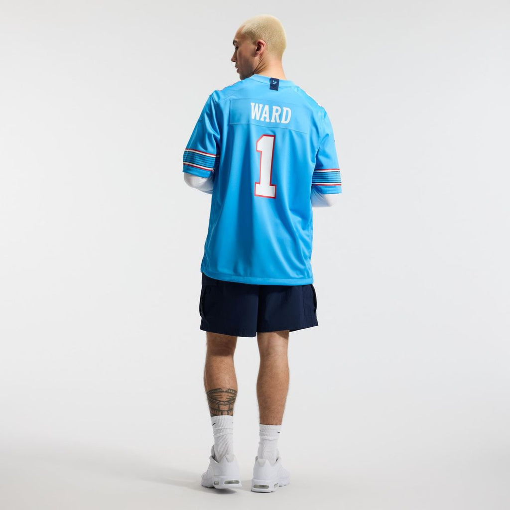 Tennessee Titans Cameron Ward Nike Game Jersey - Light Blue