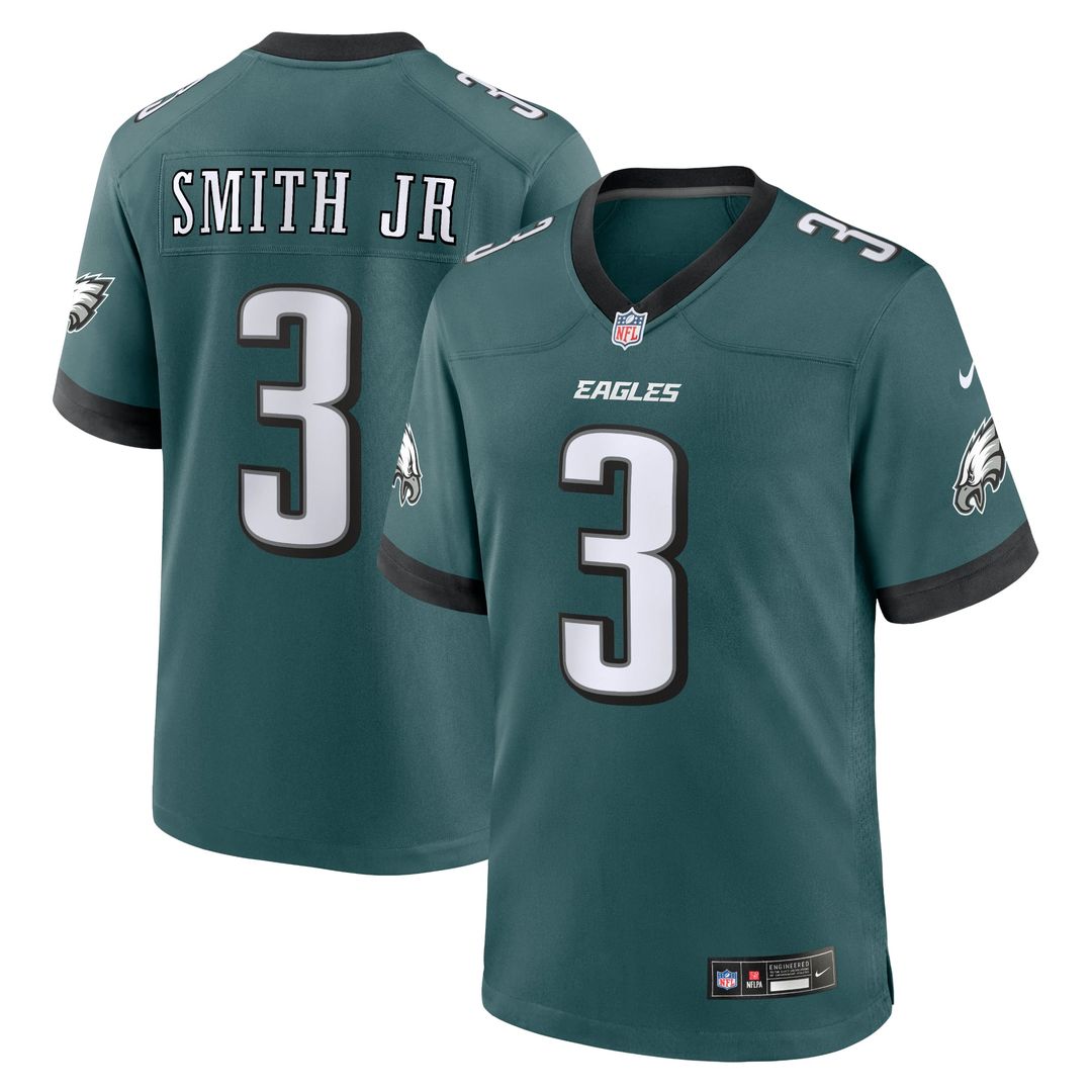 Philadelphia Eagles Nolan Smith Nike Team Game Jersey - Midnight Green