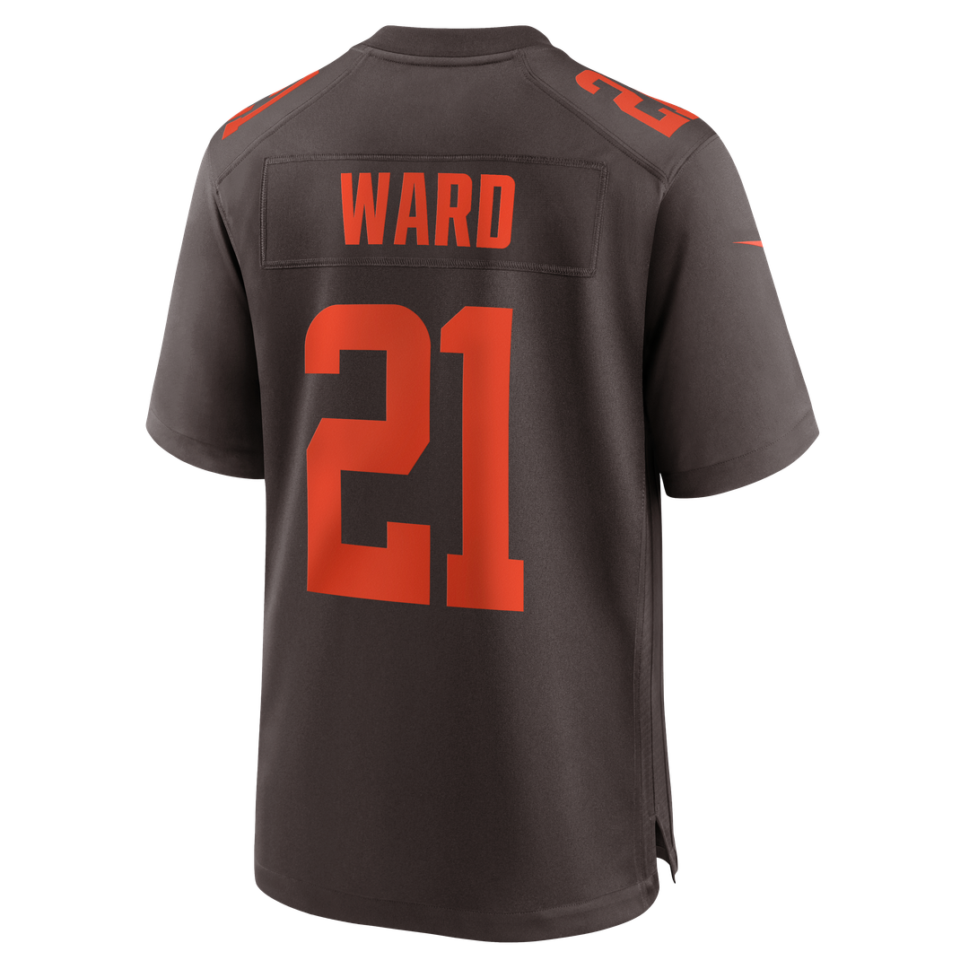 Cleveland Browns Denzel Ward Nike Alpha Dawg Game Jersey - Brown
