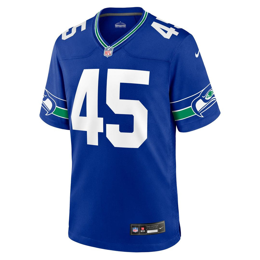 Seattle Seahawks Kenny Easley Nike Retired Player Alternate Game Jersey - Royal