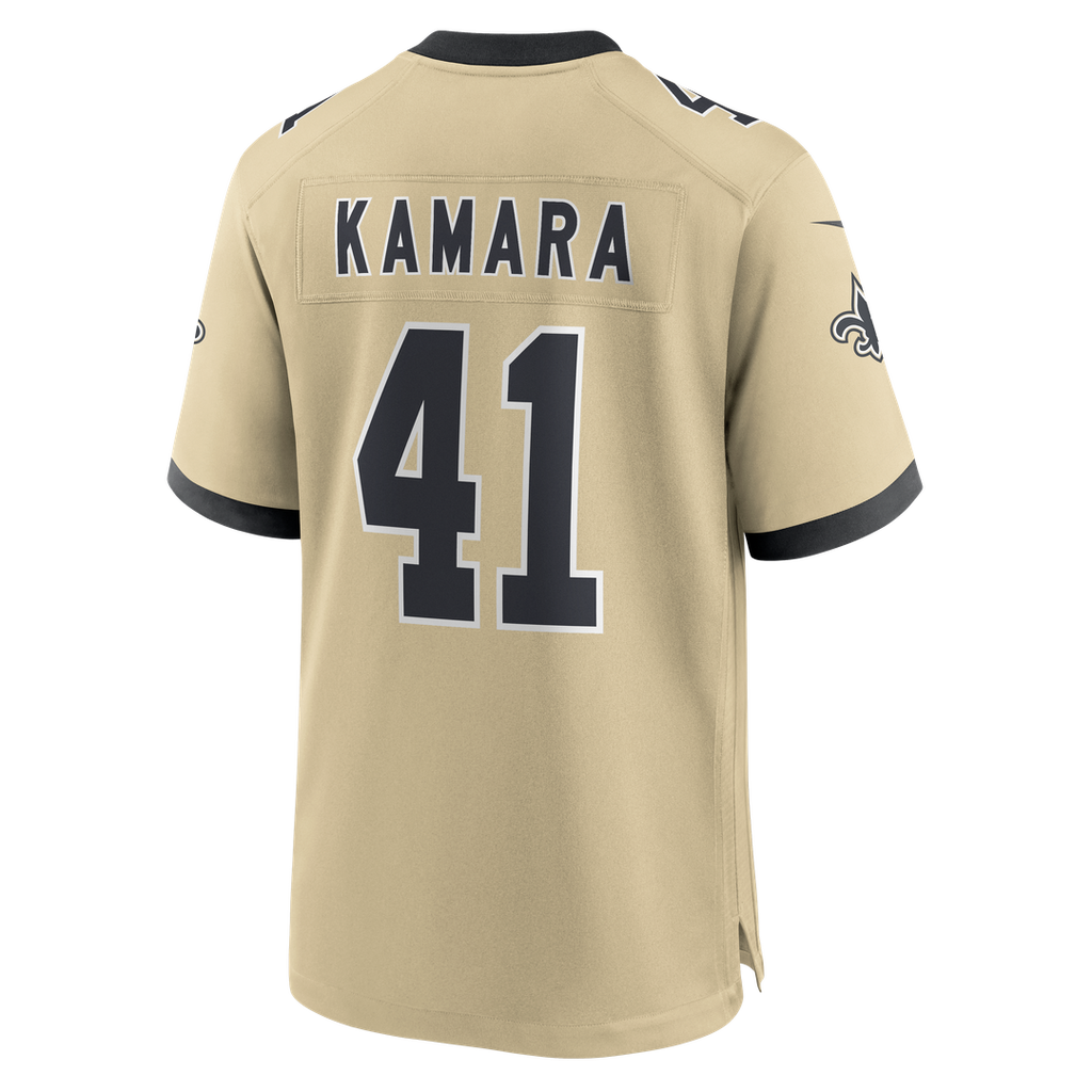 New Orleans Saints Alvin Kamara Nike Gameday Golds Alternate Game Player Jersey - Gold