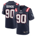 New England Patriots Christian Barmore Nike Player Game Jersey - Navy
