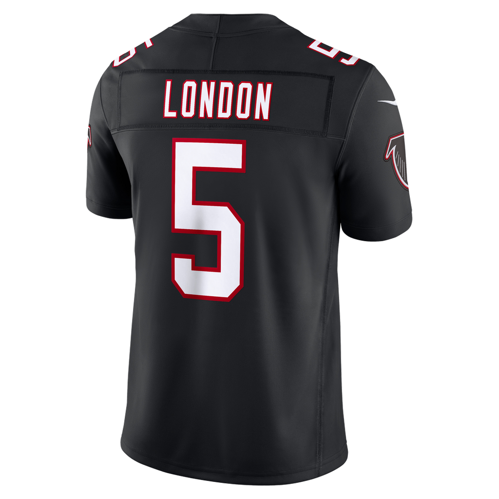 Atlanta Falcons Drake London Nike Alternate Throwback Vapor F.U.S.E. Stitched Limited Jersey - Black