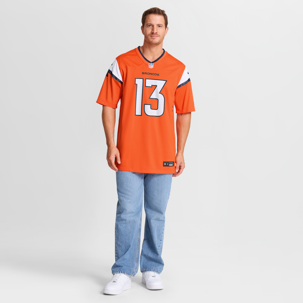 Denver Broncos Pat Bryant Nike Team Game Jersey - Orange