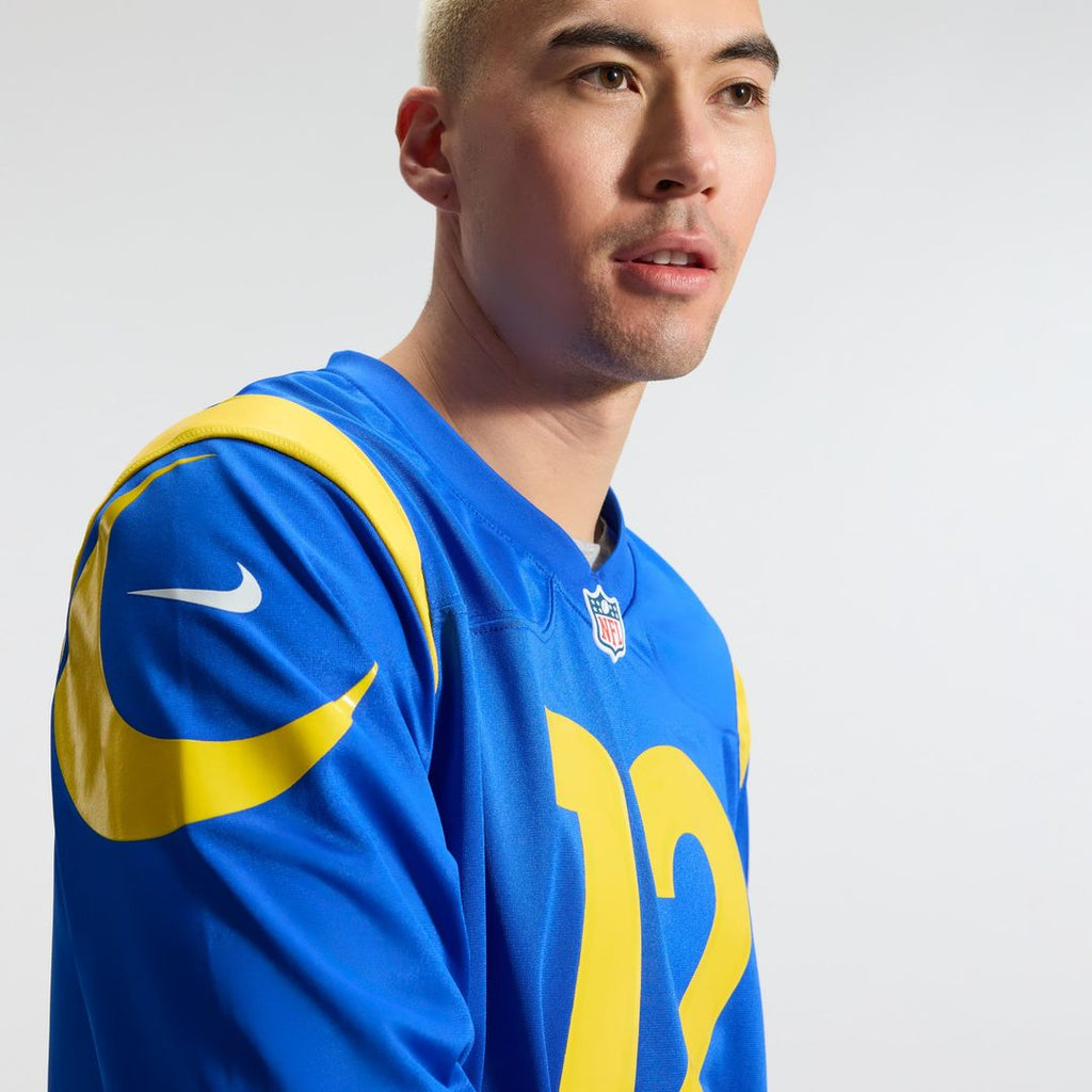 Los Angeles Rams Puka Nacua Nike White Game Player Jersey - White