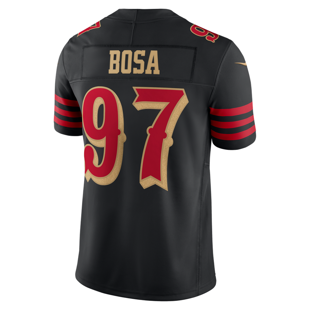 San Francisco 49ers Nick Bosa Nike Rivalries Collection Stitched Limited Jersey - Black