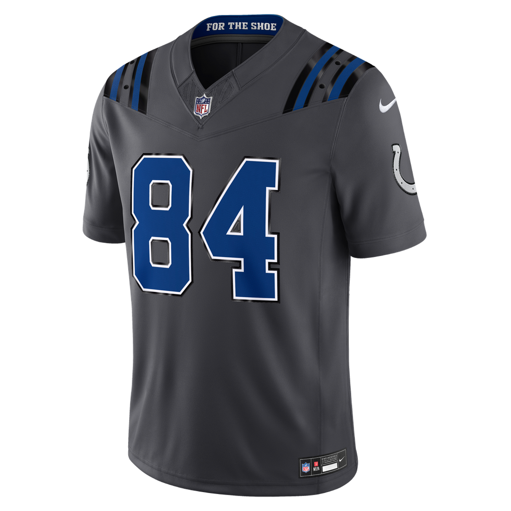 Indianapolis Colts Tyler Warren Nike 2026 Rivalries Collection Stitched Limited Jersey - Anthracite