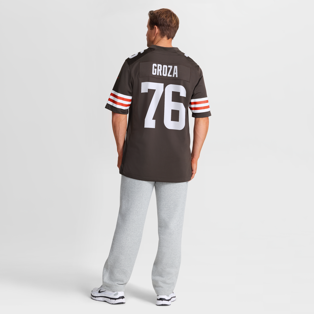 Cleveland Browns Lou Groza Nike Game Retired Player Jersey - Brown