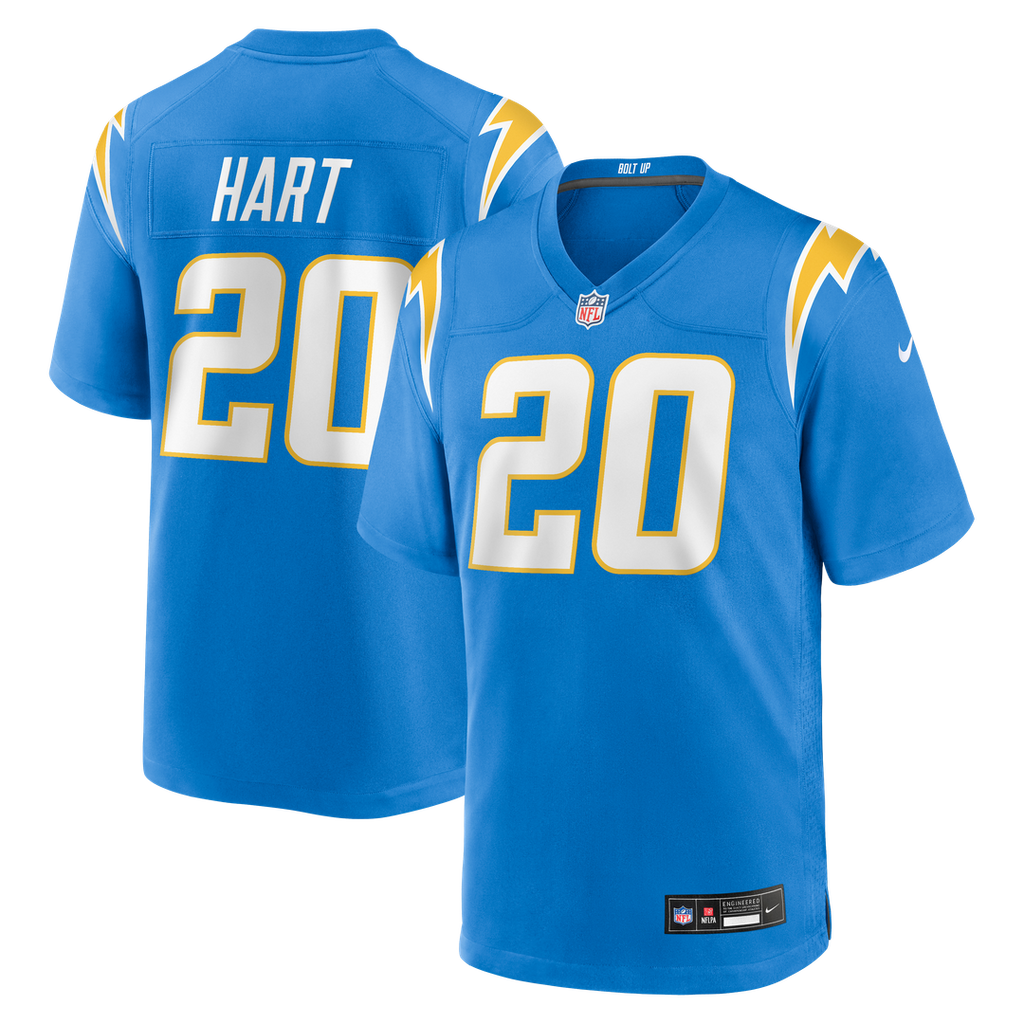 Los Angeles Chargers Cam Hart Nike Team Game Jersey - Powder Blue
