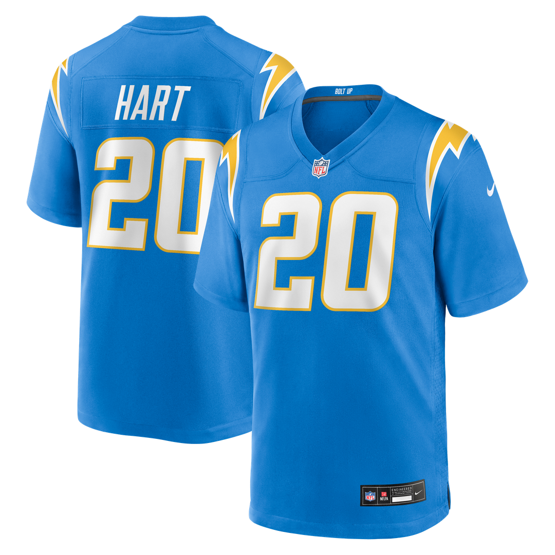Los Angeles Chargers Cam Hart Nike Team Game Jersey - Powder Blue