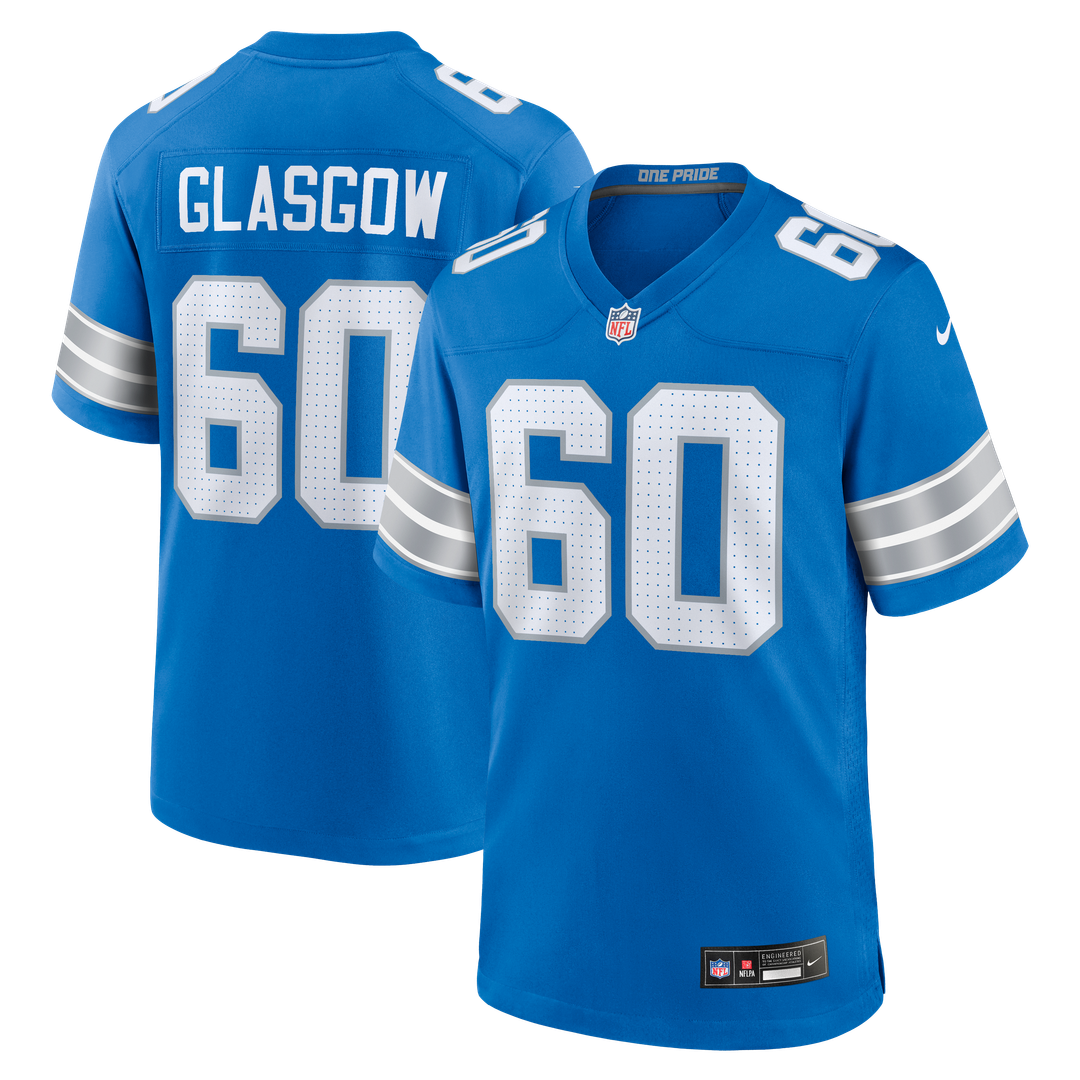 Detroit Lions Graham Glasgow Nike Team Game Jersey - Blue